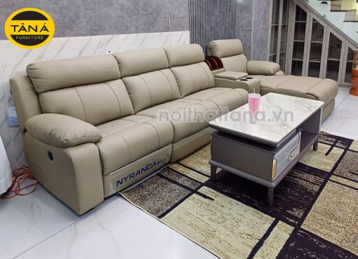 Ghế sofa da bò thư giãn chỉnh điện nhập khẩu đài loan