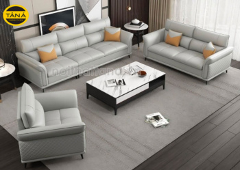 Ghế Sofa Băng Da Cao Cấp Cho Phòng khách Văn Phòng TB76-D