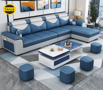 Ghế Sofa Da Hàn Quốc Góc Chữ L Hiện Đại N119