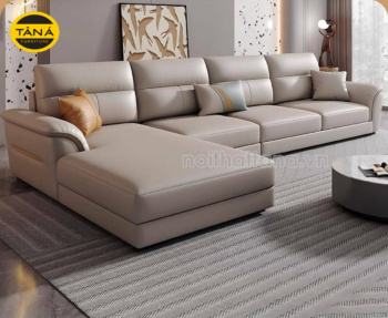Ghế Sofa Da Hàn Quốc Góc Chữ L Hiện Đại N114