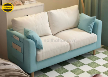 Ghế Sofa Băng Vải 2 Người Ngồi Nhỏ Gọn TB75