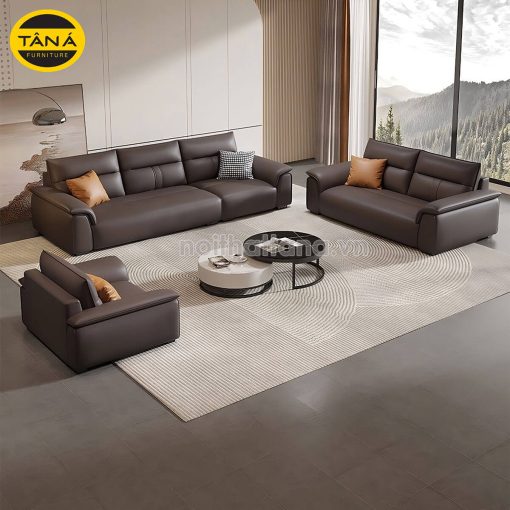 Ghế Sofa Băng Da Cao Cấp Cho Phòng Khách, Văn Phòng TB72-D