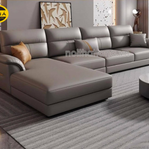 Ghế Sofa Da Hàn Quốc Góc Chữ L Hiện Đại N114