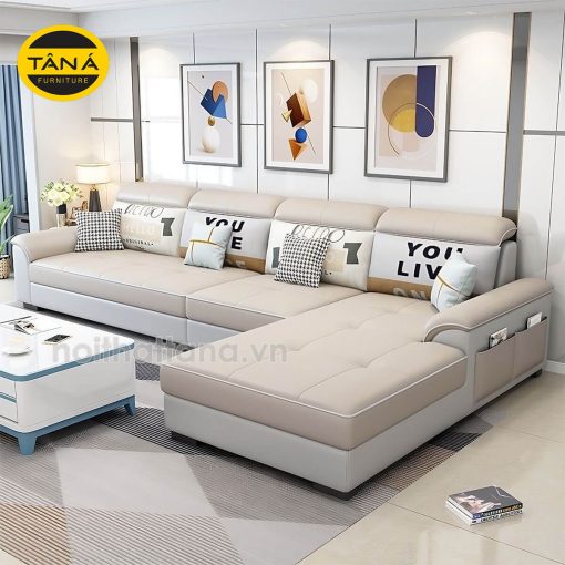 Ghế Sofa Da Hàn Quốc Góc Chữ L Sang Trọng N120