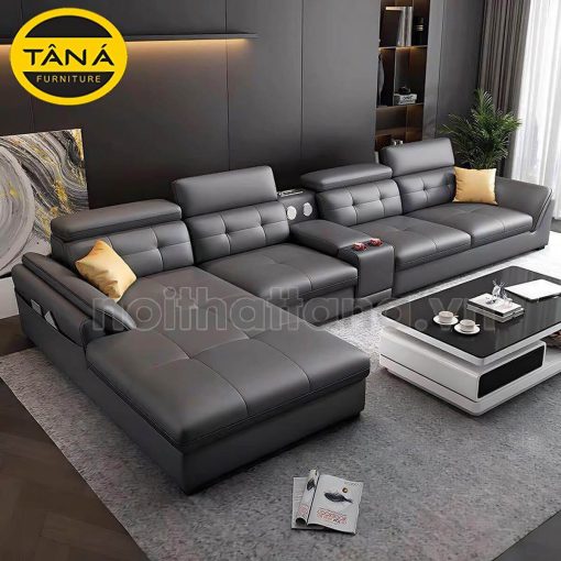 Ghế Sofa Da Cao Cấp N122 Phong Cách Tối Giản Hiện Đại