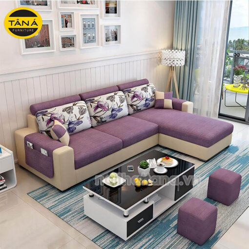 Ghế Sofa Vải T91 Góc L Nhỏ Gọn Tinh Tế