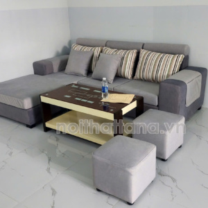 Ghế Sofa Vải T91 Góc L Nhỏ Gọn Tinh Tế