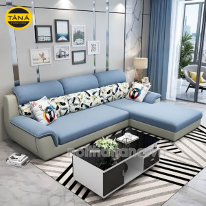 Ghế Sofa Vải Góc Chữ L Nhỏ Sang Trọng T75
