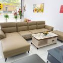 Ghế Sofa Da Hàn Quốc Góc Chữ L Hiện Đại N121