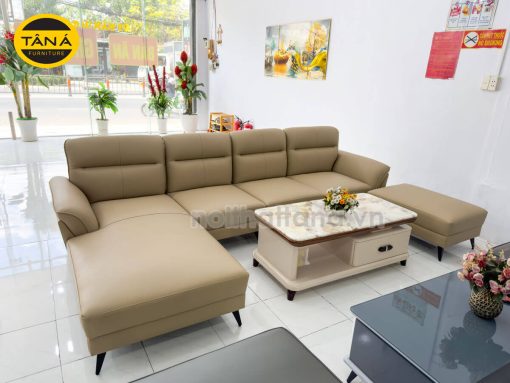 Ghế Sofa Da Hàn Quốc Góc Chữ L Hiện Đại N121