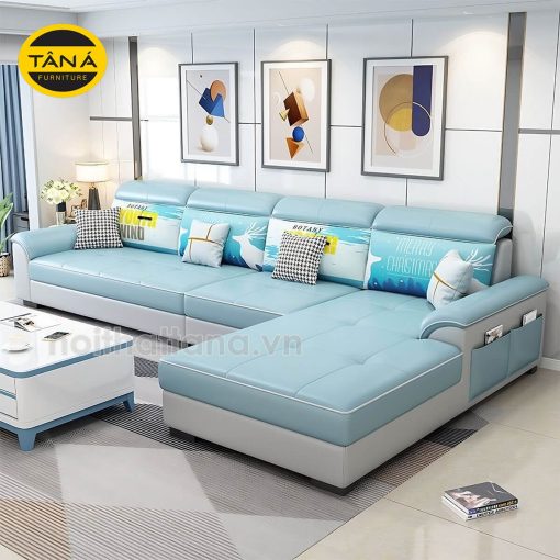 Ghế Sofa Da Hàn Quốc Góc Chữ L Sang Trọng N120