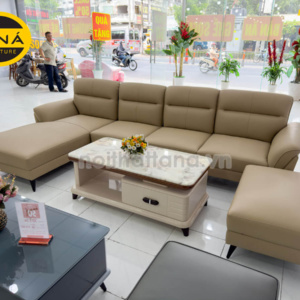 Ghế Sofa Da Hàn Quốc Góc Chữ L Hiện Đại N121