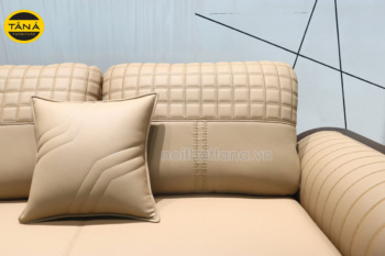 Ghế Sofa Gỗ Sồi Góc L Bọc Da Hiện Đại TA-893AB