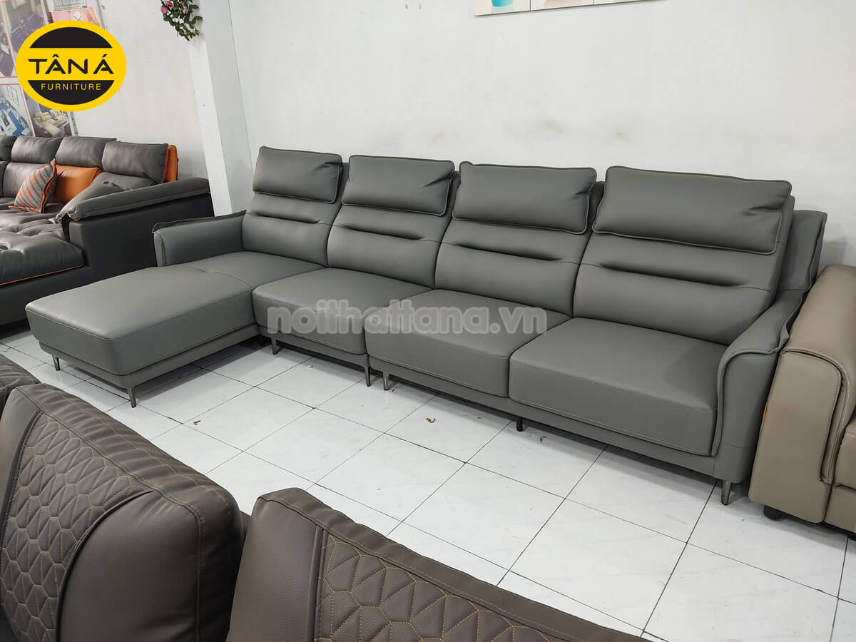 Sofa da đơn giản hiện đại sang trọng