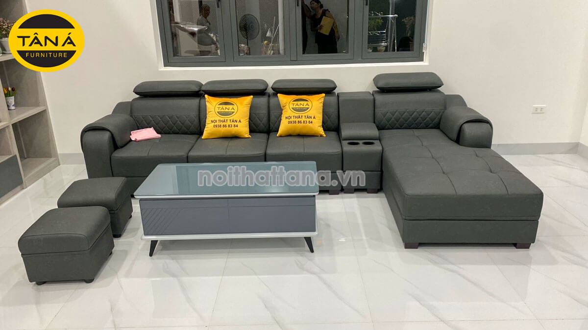 Mua ghế sofa da đẹp hiện đại cho phòng