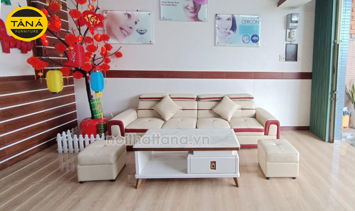 Bàn ghế sofa tiếp khách nhỏ