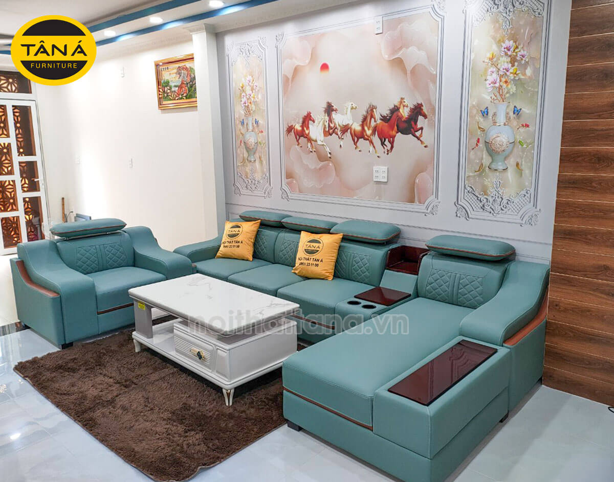 Sofa 4 chỗ ngồi phù hợp với không gian nào