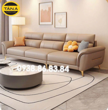 Sofa Văng Da 3 Chỗ Ngồi Hiện Đại Phong Cách Bắc Âu TB77