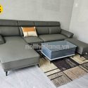 Ghế Sofa Da Chân Sắt Cao Cấp Phong Cách Ý N126