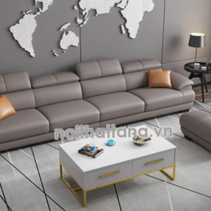 Sofa Băng Da Dài 3m TB86 Phong Cách Châu Âu Hiện Đại
