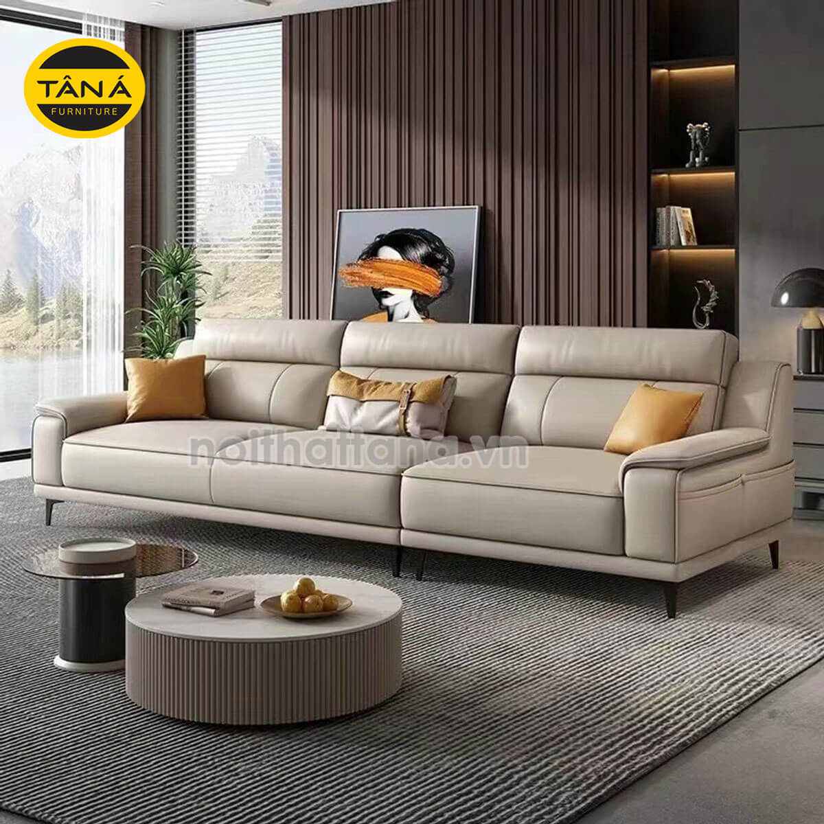 Mẫu ghế sofa Scandinavian phong cách Bắc Âu đơn giản, đẹp