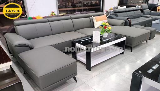 Ghế Sofa Da Chân Sắt Cao Cấp Phong Cách Ý N126