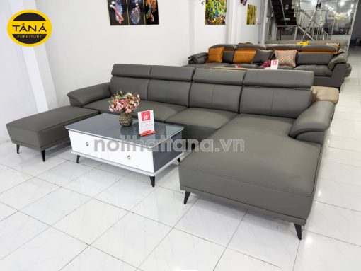 Ghế Sofa Da Chân Sắt Cao Cấp Phong Cách Ý N126