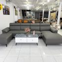 Ghế Sofa Da Chân Sắt Cao Cấp Phong Cách Ý N126