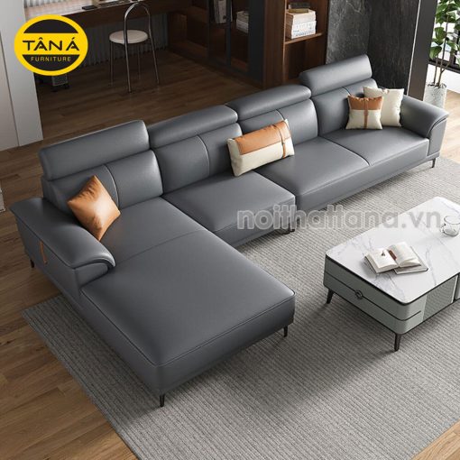 Ghế Sofa Da Chân Sắt Cao Cấp Phong Cách Ý N126