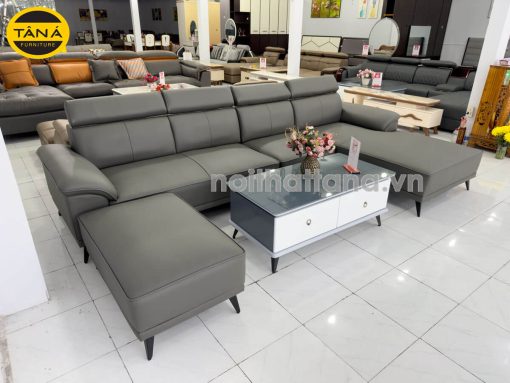 Ghế Sofa Da Chân Sắt Cao Cấp Phong Cách Ý N126