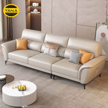 Sofa Băng Da Hàn Quốc NB12 Dài 2m4 Cho Phòng Khách Chung Cư