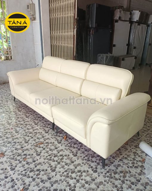 Sofa Băng Da Hàn Quốc NB12 Dài 2m4 Cho Phòng Khách Chung Cư