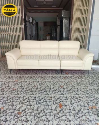 Sofa Băng Da Hàn Quốc NB12 Dài 2m4 Cho Phòng Khách Chung Cư