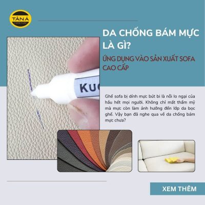 Da chống bám mực, chống trầy xước chống tia uv
