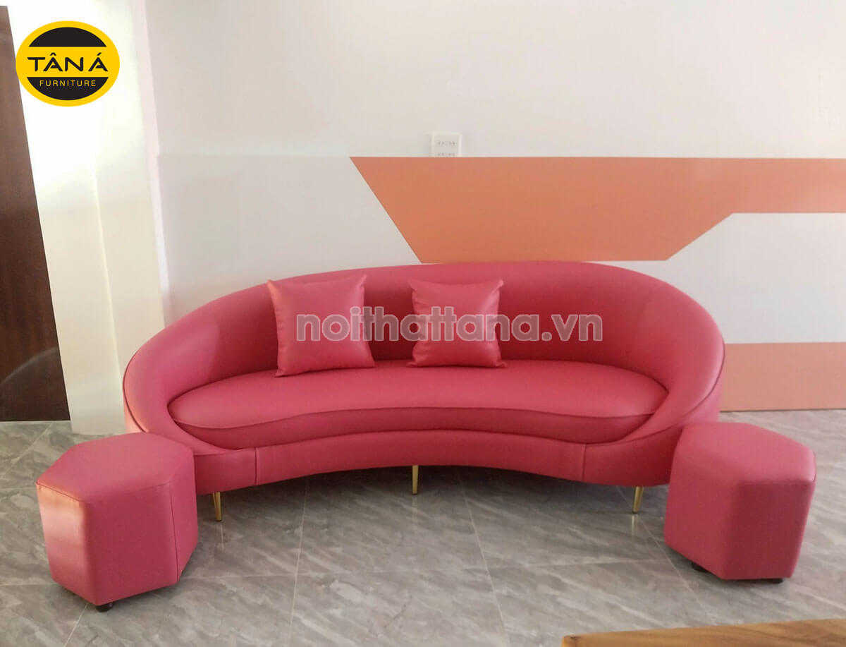 Ghế sofa băng nhỏ gọn dành cho phòng khách hiện đại