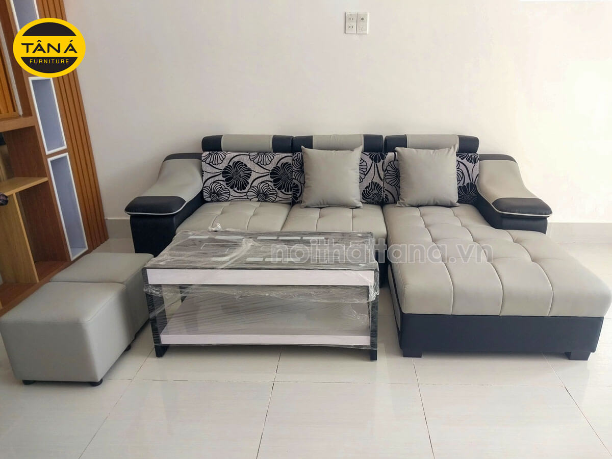 mẫu ghế sofa góc chữ L đẹp cho phòng khách