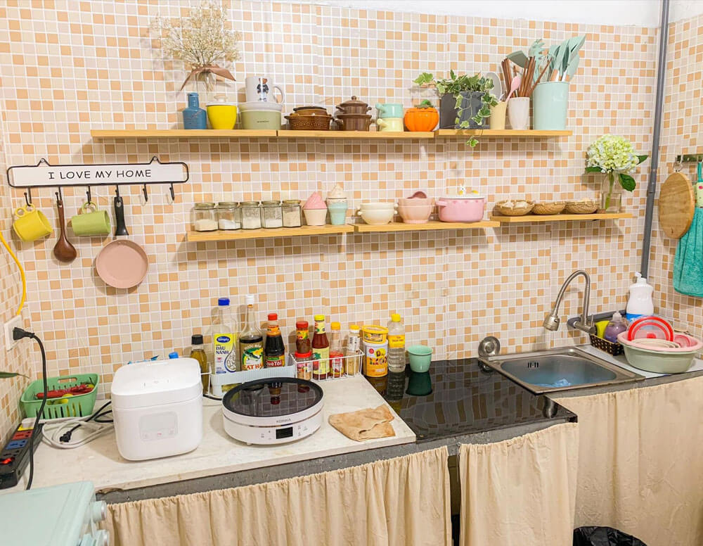 các mẫu phòng bếp đẹp nhiều tiện ích