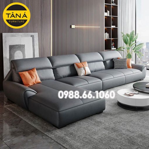 Sofa Da Hàn Quốc N152 Góc Chữ L Đẹp Hiện Đại