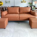 Sofa Băng Da TB90 Nhỏ Gọn Cho Phòng Khách