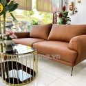 Sofa Băng Da TB90 Nhỏ Gọn Cho Phòng Khách