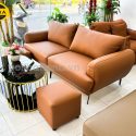 Sofa Băng Da TB90 Nhỏ Gọn Cho Phòng Khách