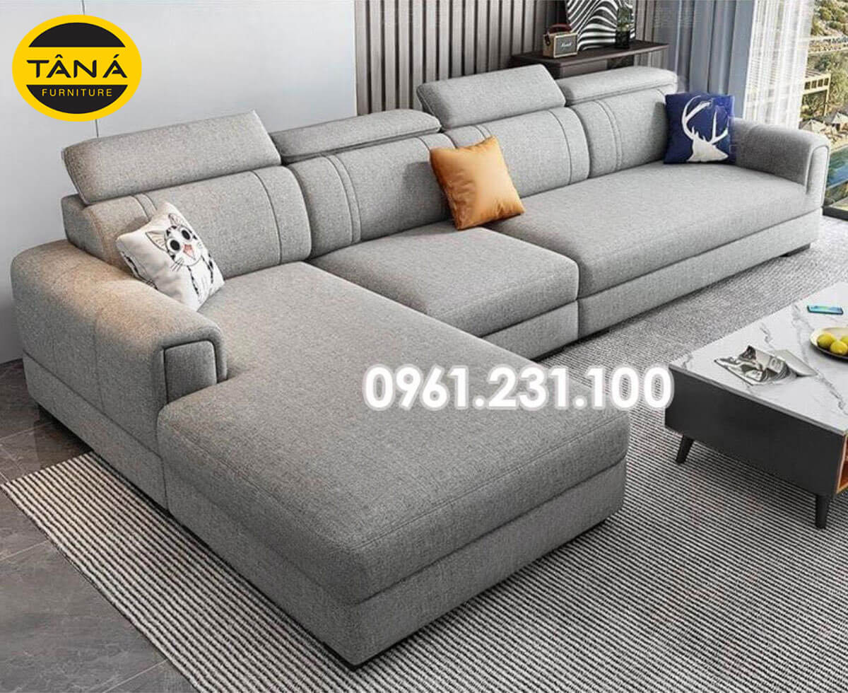 Sofa Vải Cao Cấp T82 Góc Lớn Đa Sắc Màu Hiện Đại Sang Trọng