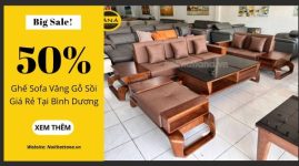 Top 10+ Sofa văng gỗ sồi giá rẻ tại Bình Dương được yêu thích