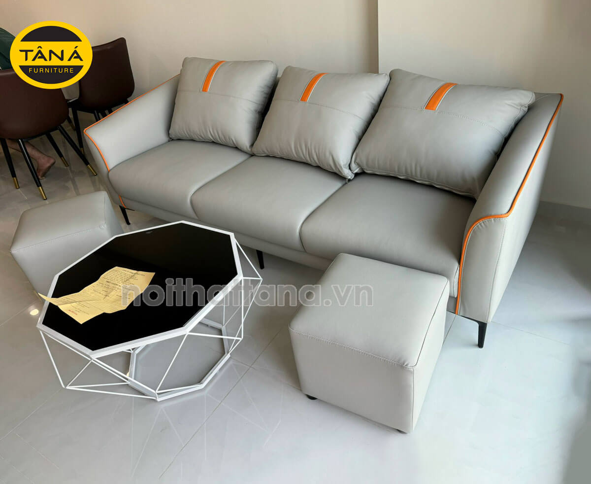 Bộ sofa băng vải nhỏ gọn cho không gian phòng khách nhỏ