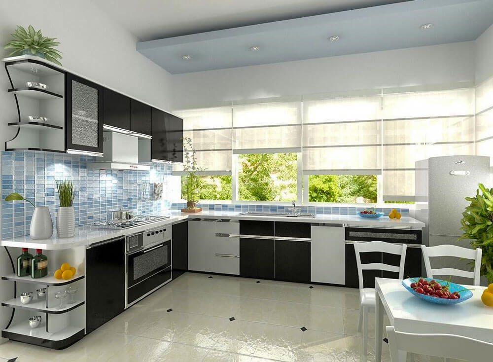 Trang trí phòng bếp hiện đại