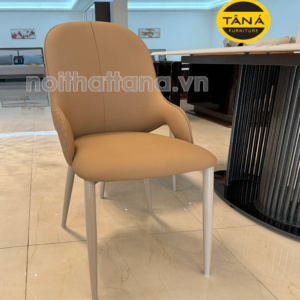 Bộ Bàn Ăn 1,5m BA-C02 Mặt Đá Tự Nhiên + 6 Ghế Chân Sắt Nhập Khẩu