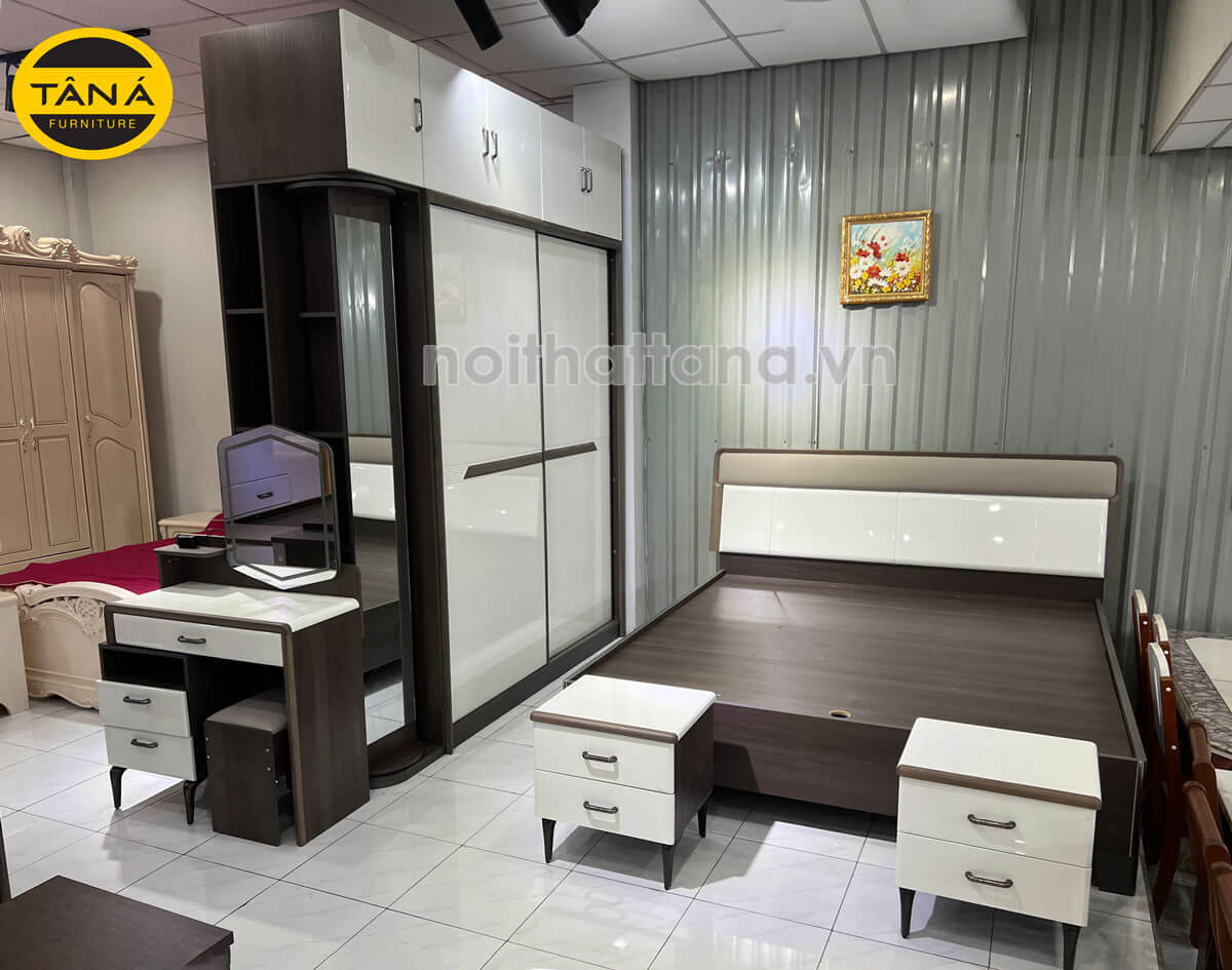 mua giường ngủ 1m8x2m gỗ mdf đẹp Hiện Đại Nhập Khẩu đài loan TA-912B