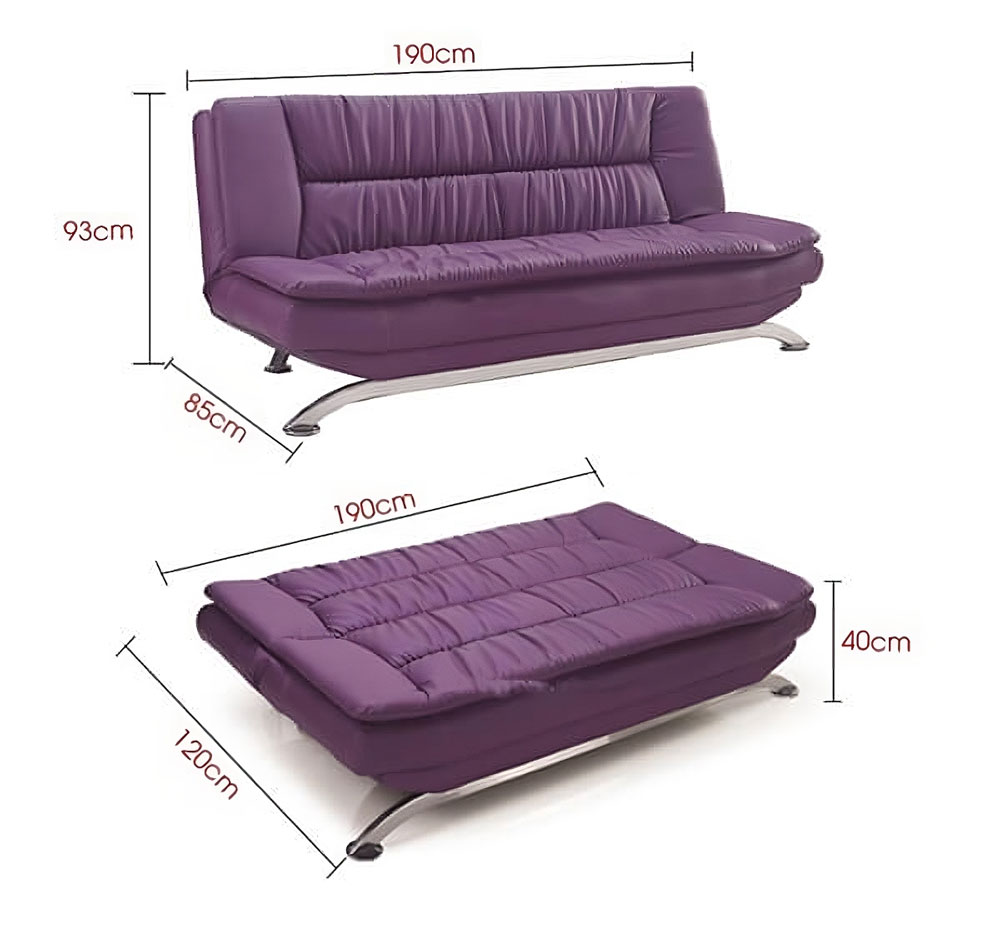 kích thước sofa bed gấp thành giường nằm