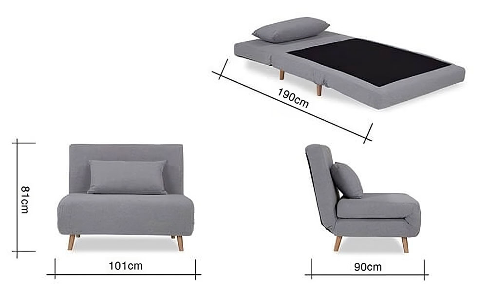 kích thước sofa bed phù hợp trước khi mua