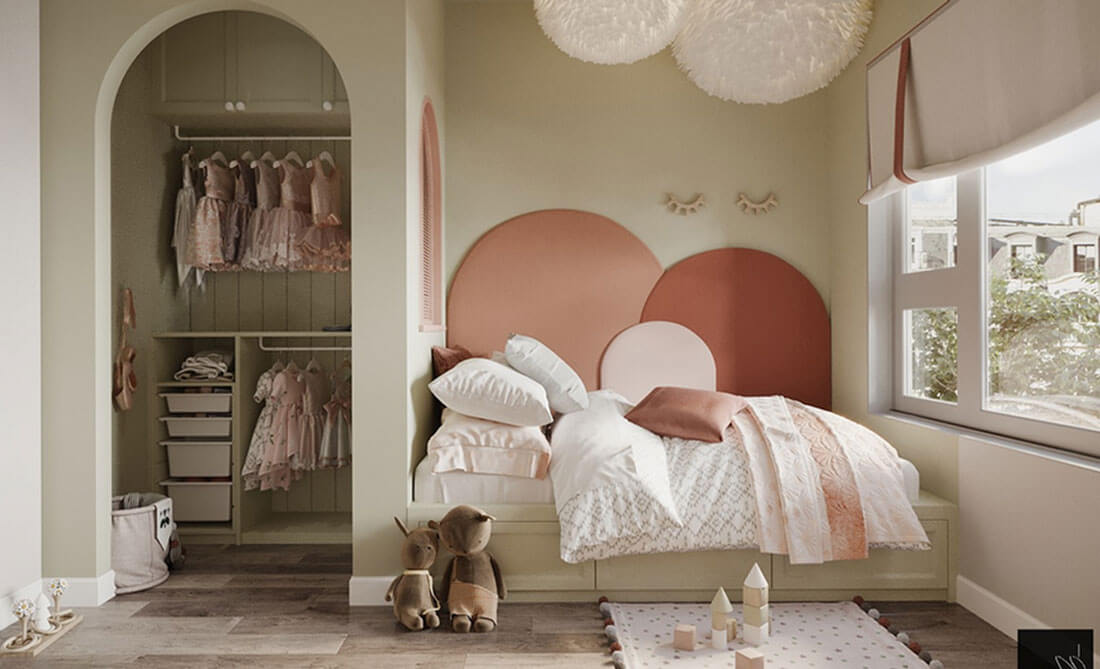 Chọn màu sơn phòng ngủ cho bé gái hợp lý nhất